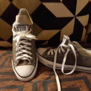 Men's Gray Converse All Star's Size 10